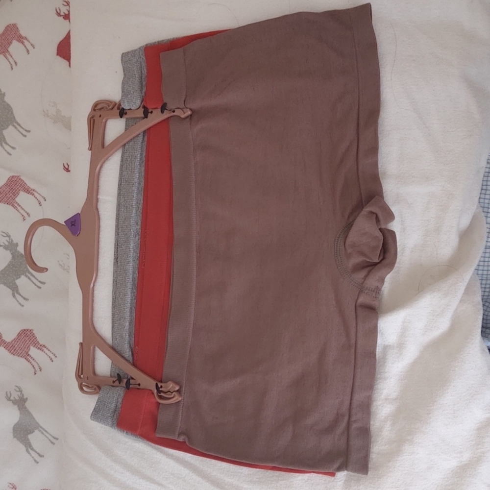 Nylon boy shorts 3-pack